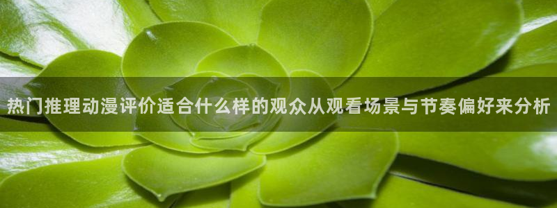 里番动漫全彩在线观看：热门推理动漫评价适合什么样的观众从观看场景与节奏偏好来分析配图