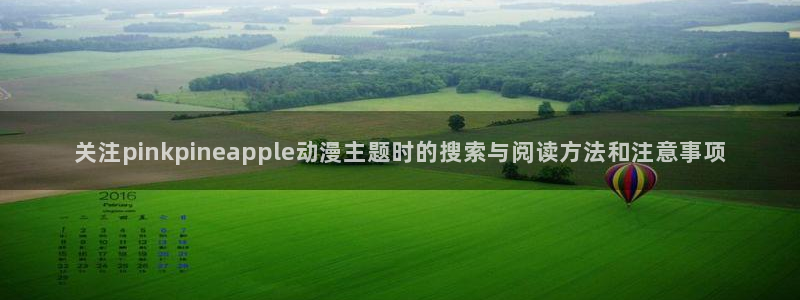 秘汤动漫在线观看里番：关注pinkpineapple动漫主题时的搜索与阅读方法和注意事项配图